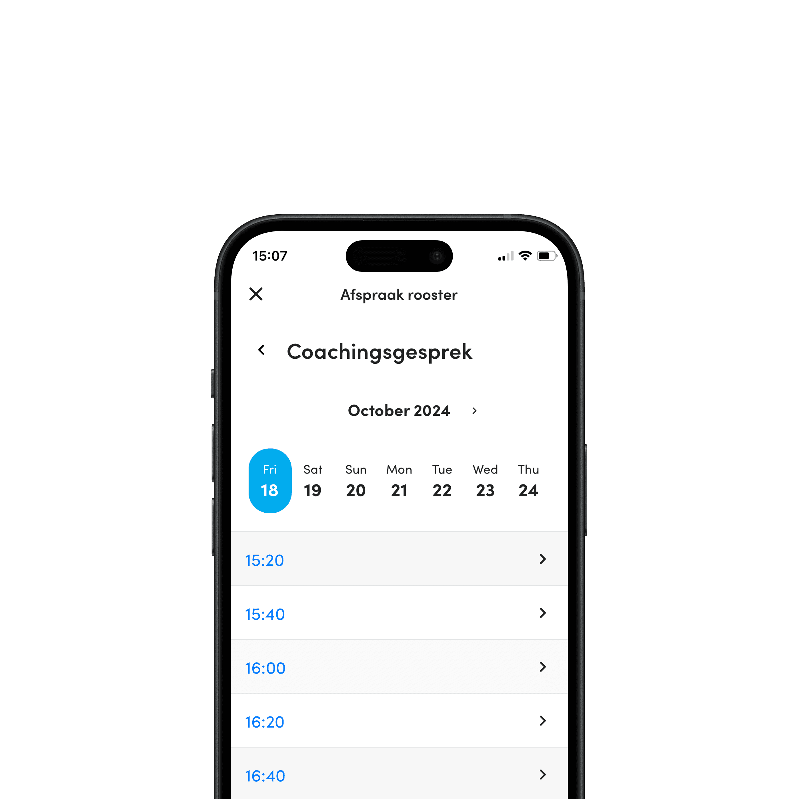 Plan 1-op-1 sessies